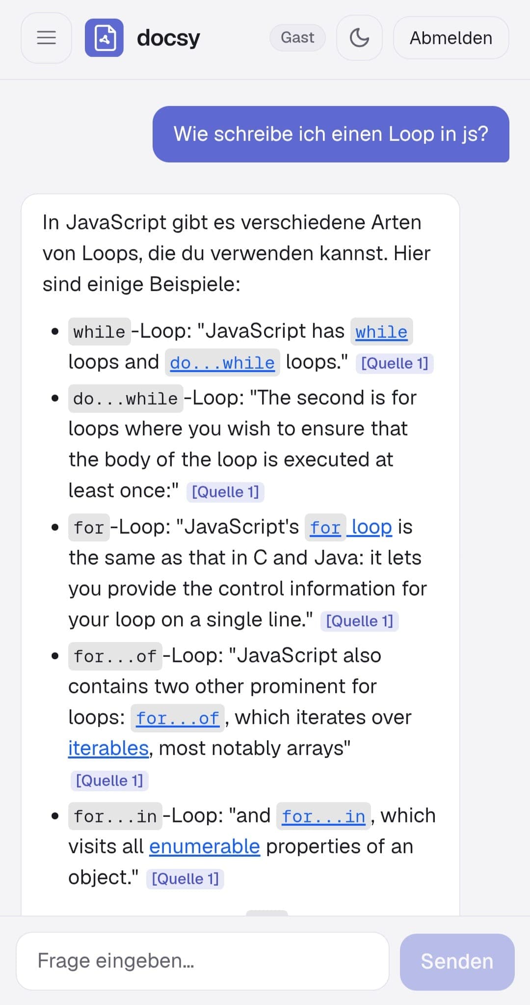 docsy — Mobile-Screenshot 1