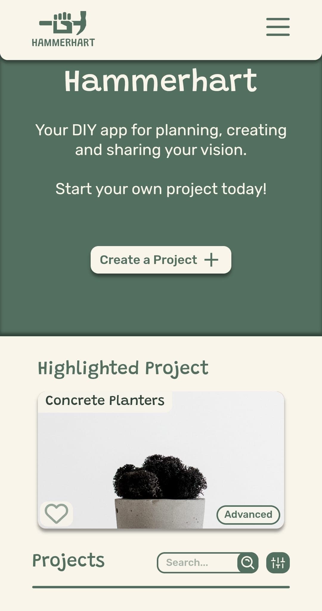 Hammerhart — Mobile-Screenshot 1